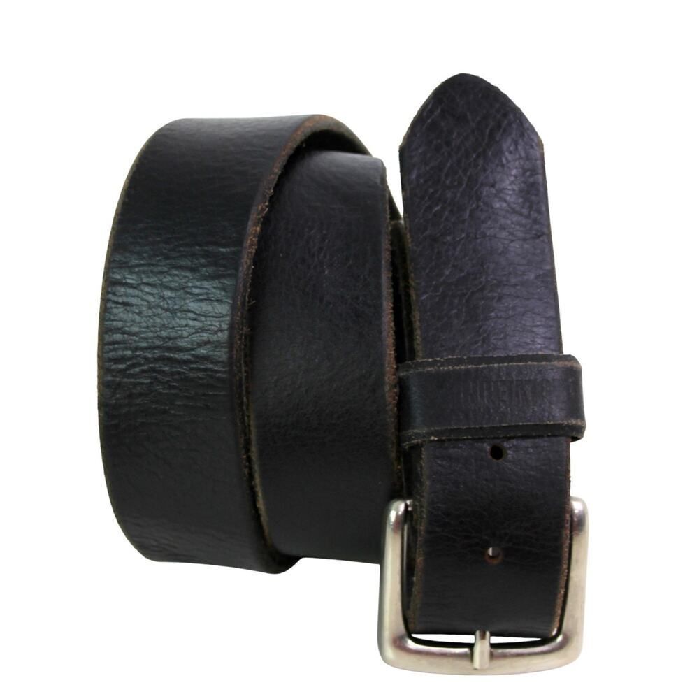 Wolverine BLACK GENUINE LEATHER 1 1/2"Wd CASUAL DRESS MEN'S BELT Sz 38/95 (78t
